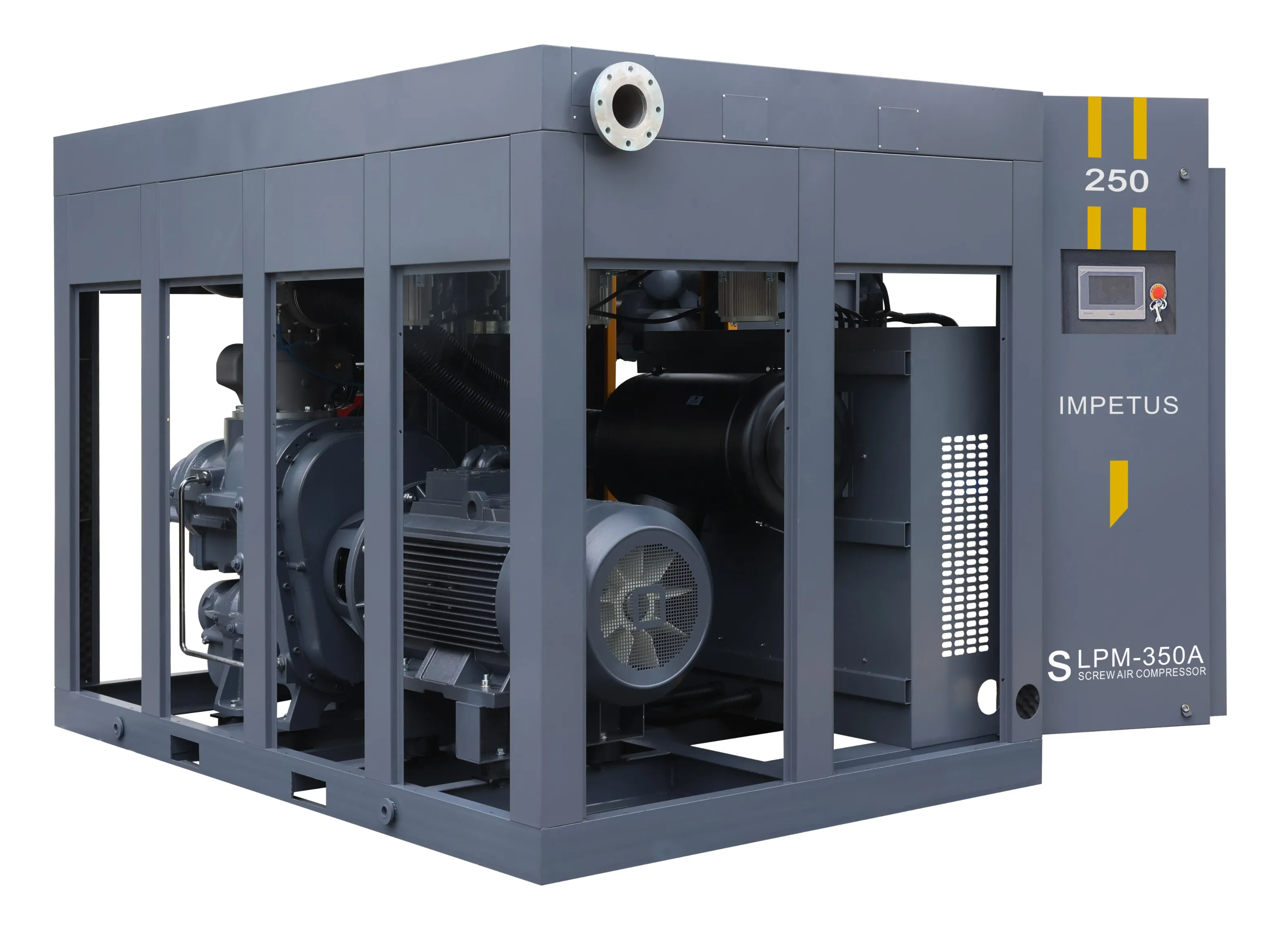 Two Stage Screw Compressor 30-480HP