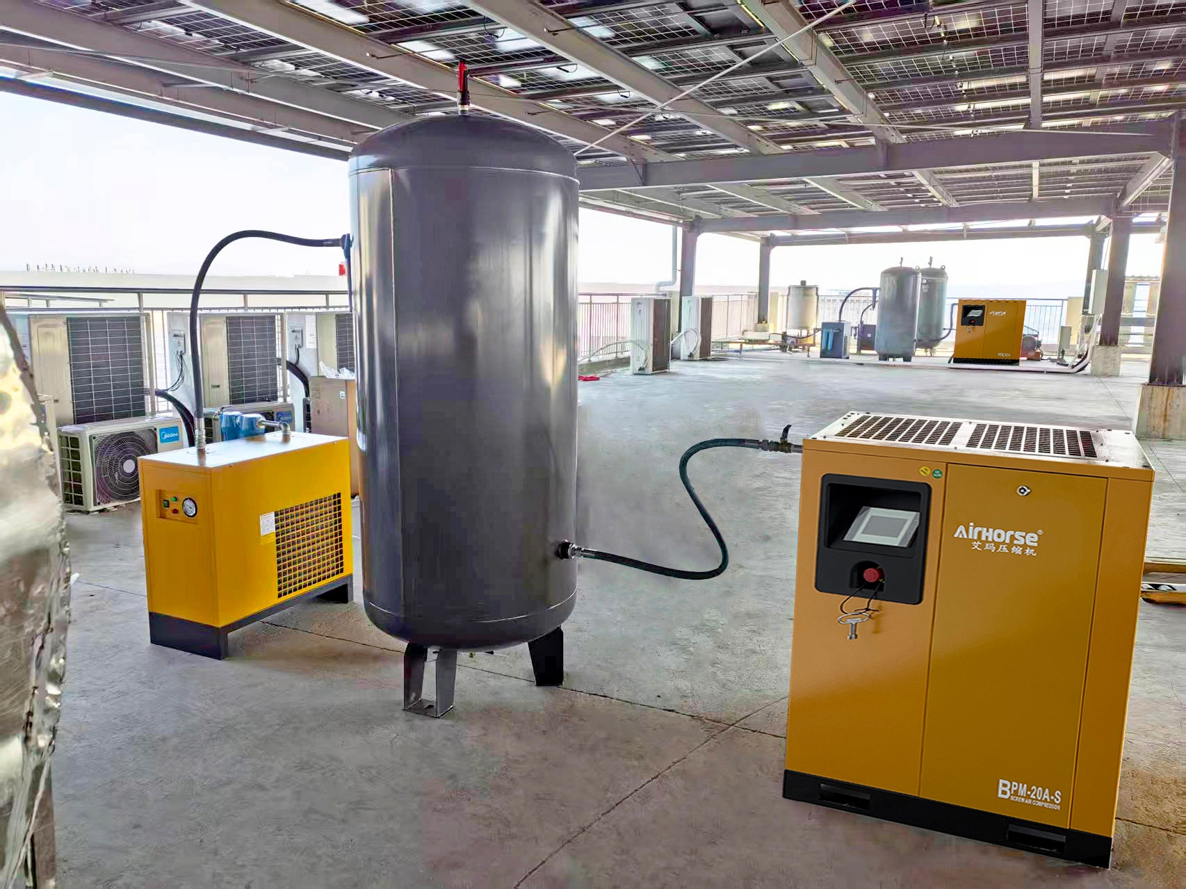 Air Compressor System Upgrade for an Automotive Electronics Company &mdash;Balancing Energy Saving and Stability