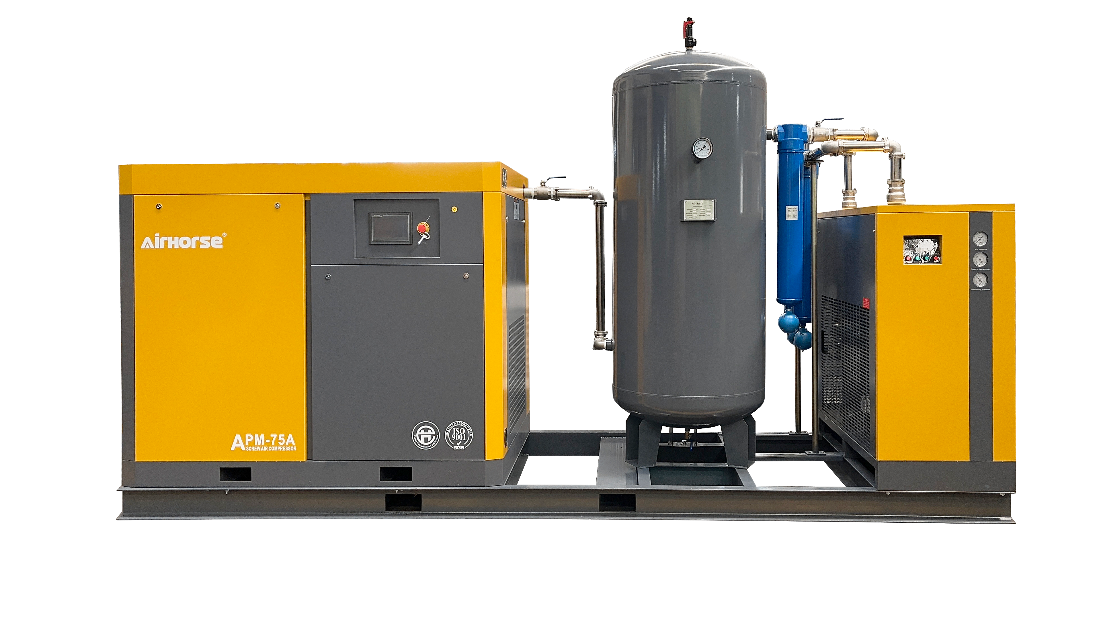 Skid-Mounted Air Compressor 30-100HP