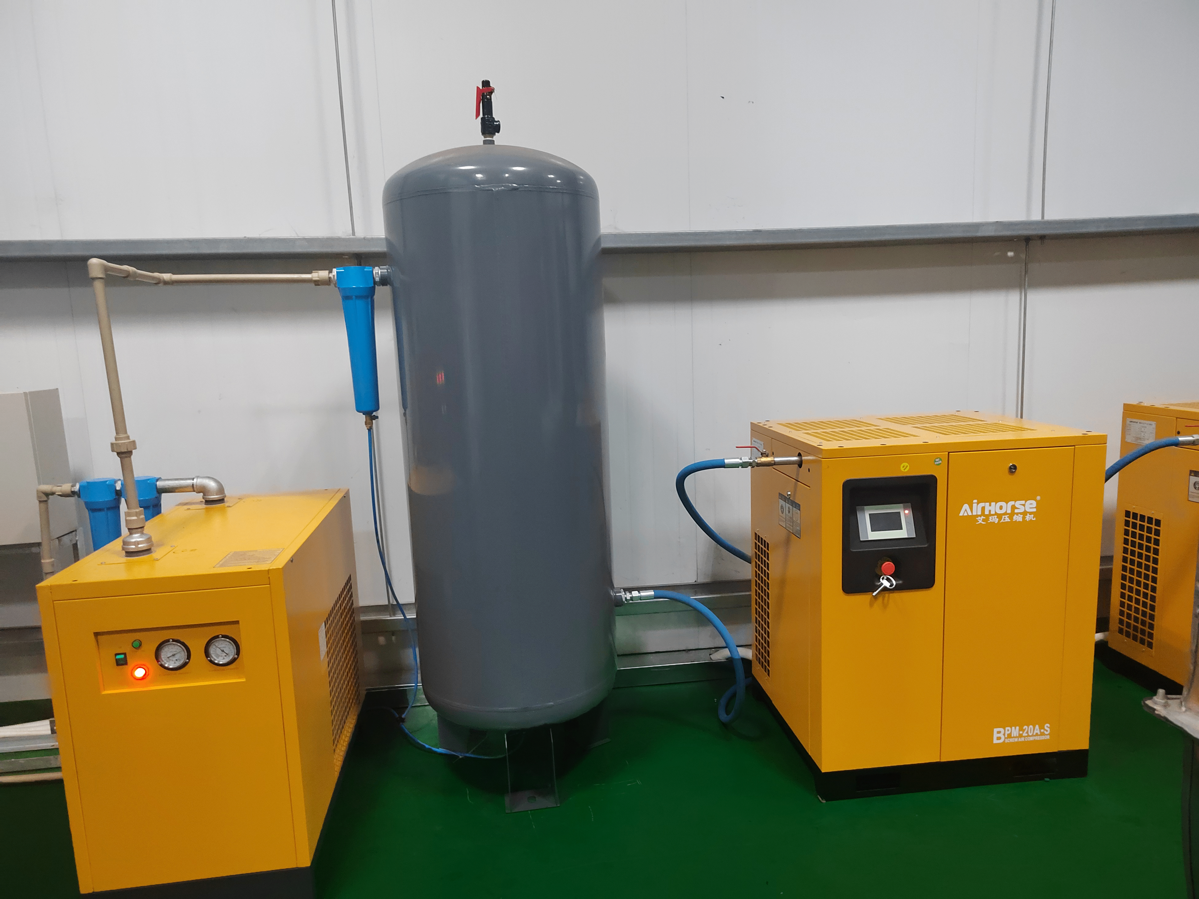 Intelligent Air Control, Precise Energy Saving｜AirHorse screw Air Compressor Powers New Environmental Upgrades in Hubei