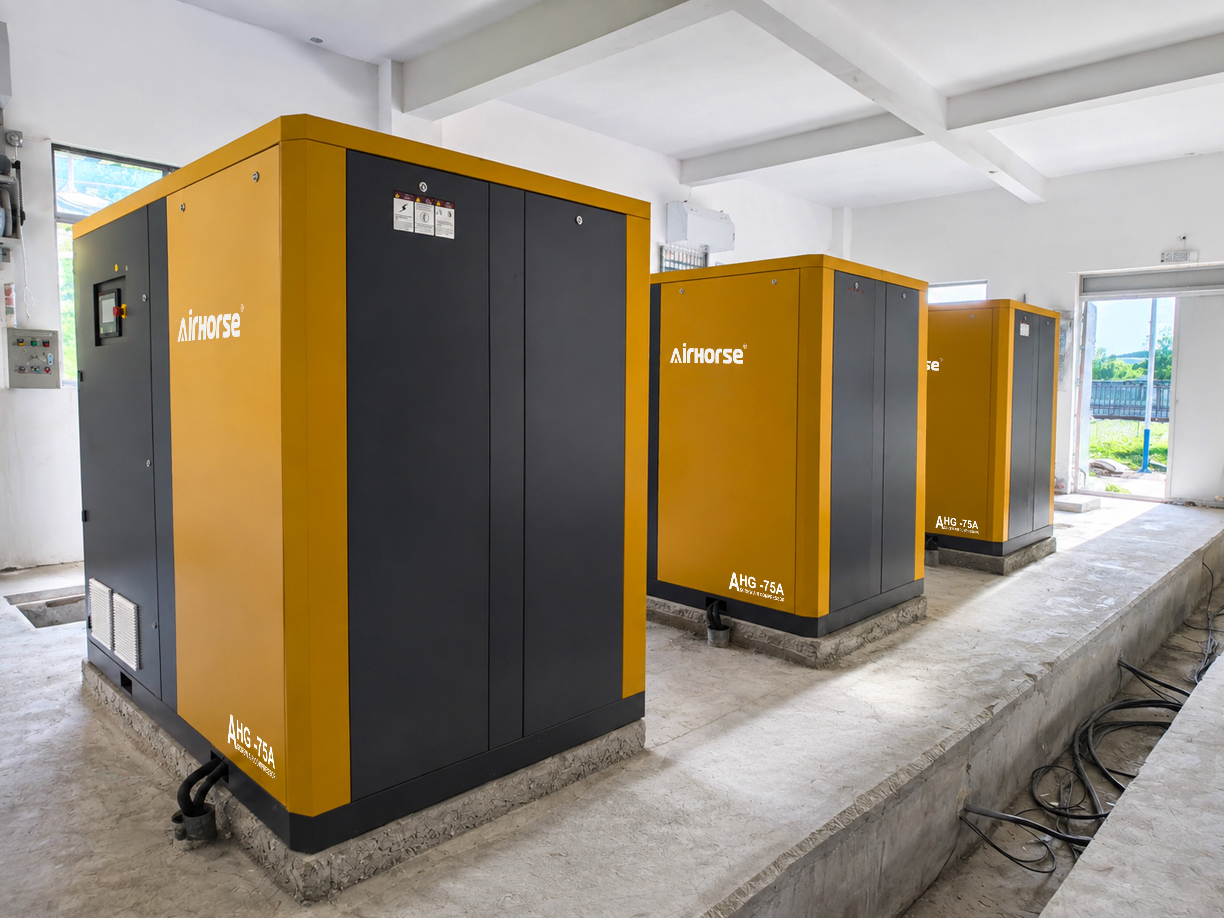 Airhorse 6 oil-free screw blowers support efficient aeration at a Shandong wastewater plant